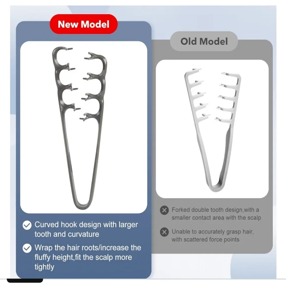 2PC Texture Combs for Men and Women